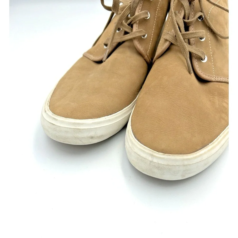 Banana Republic Tan Suede Leather Men's Size 9 M Lace-Up Chukka Boots Neutral
